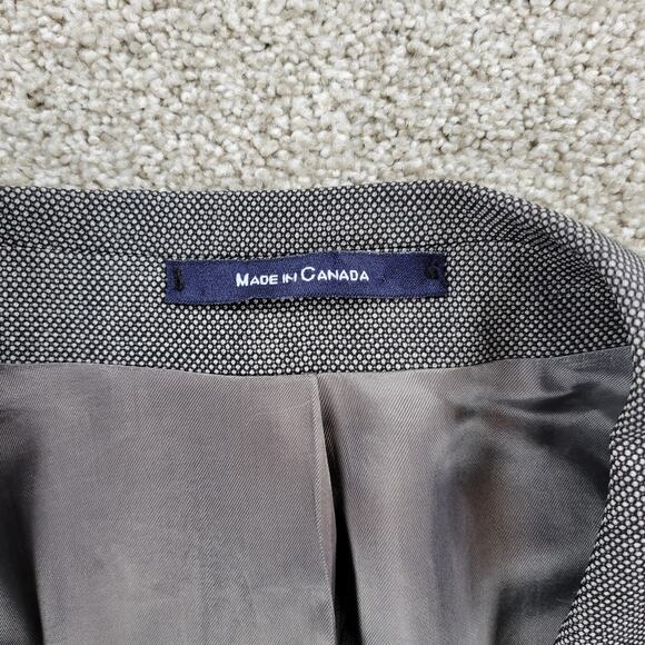 VTG Chaps Ralph Lauren Ranger 1998 Jacket Mens 46R Gray Wool Cashmere Blend - Picture 7 of 15